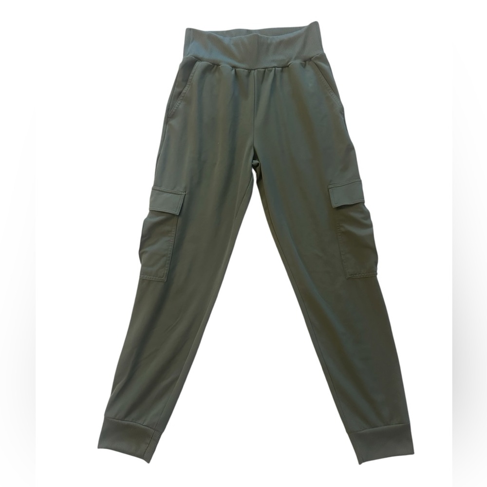Happily Grey | Olive Green Cargo Joggers
